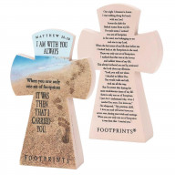 Footprints Tabletop Cross 7.5
