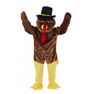 Thanksgiving Turkey Mascot Costume Set - Adult