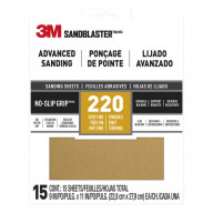 SANDPAPER AO 220GR 15PK (Pack of 1)