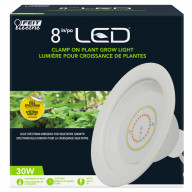 LED CLMP GRW LGHT 8"" 30W (Pack of 1)