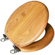 TOILET SEAT ROUND OAK (Pack of 1)