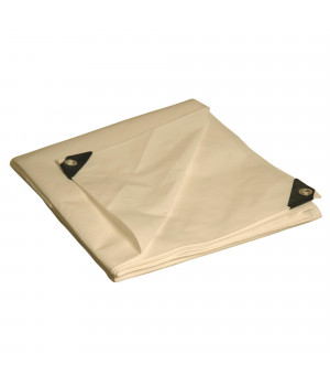 TARP WHIT POLY HD 10X12' (Pack of 1)