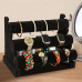 3-Tier Velvet Jewelry Stand Removable Bracelet Holder Watch Jewelry Bangle Display Rack