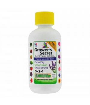 Grower's Secret Grow Big 5-2-1 Concentrate Natural Lavender Scent Organic Gardening Plant Food