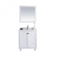Odyssey - 30 - White Cabinet + White Quartz Countertop