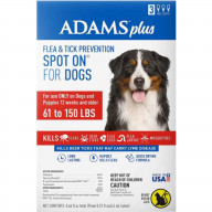 Adams Flea And Tick Prevention Spot On For Dogs 61 -150 lbs X-Large 3 Month Supply 1 count