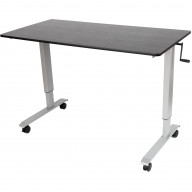 Luxor Standcf60-Ag/Bo Crank Adjustable Stand Up Desk