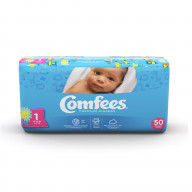 CMF-1 - Comfees Baby Diapers, Size 1, 50 count (x4)