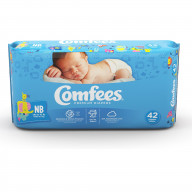 CMF-N - Comfees Baby Diapers, Newborn, 42 count (x4)