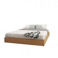 Nordik 346005 Queen Size Platform Bed, Natural Maple