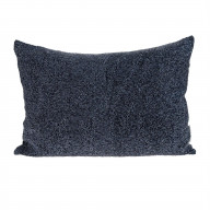 Parkland Collection Aster Transitional Metalic Blue Throw Pillow