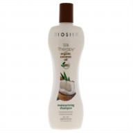 Silk Therapy with Organic Coconut Oil Moisturizing Shampoo by Biosilk for Unisex - 12 oz Shampoo