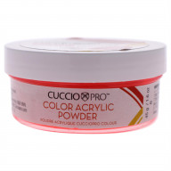 Colour Acrylic Powder - Neon Cherry by Cuccio Pro for Women - 1.6 oz Acrylic Powder