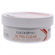 Ultra Clear Acrylic Powder - Ultra Brite White by Cuccio Pro for Women - 1.6 oz Acrylic Powder