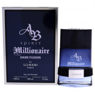 Ab Spirit Millionaire Dark Fusion by Lomani for Men - 3.3 oz EDP Spray