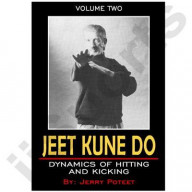 Jerry Poteet JKD 2 Dynamics of Hitting DVD Bruce Lee boxing inverted kick -VT0621A-DVD
