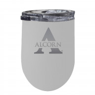 Alcorn State Braves 12 oz Insulated Wine Stainless Steel Tumbler White