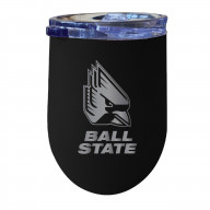 Ball State University 12 oz Insulated Wine Stainless Steel Tumbler Black