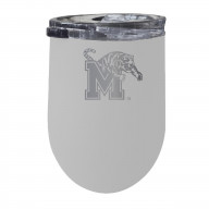 Memphis Tigers 12 oz Insulated Wine Stainless Steel Tumbler White