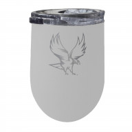 North Carolina Central Eagles 12 oz Insulated Wine Stainless Steel Tumbler White