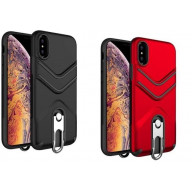 K5 Kickstand CASE for iPhone X MAX - Black and Red