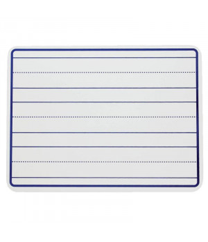 School Smart Fully Ruled Pupil Board, 9 L x 12 W in, Melamine, White, Pack of 10