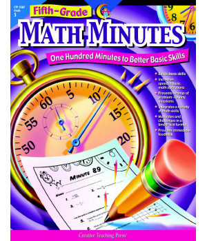 Creative Teaching Press Math Minutes, Grade 5