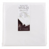 Jack Richeson Bleached Muslin, 45 Inches x 5 Yards
