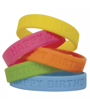 Teacher Created Resources Wristbands, Happy Birthday, Pack of 10
