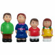 Get Ready Kids Play Figures, 5 Inches, Caucasian Family, Set of 4