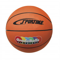 Sportime Gradeball Mini Basketball, 11 Inches, Rubber