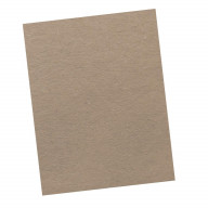 School Smart Multi-Purpose Smooth Surfaced Chipboard, 26 x 38 Inches, Gray, Pack of 10