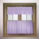 Lilac 24 inch Cafe Curtains unlined