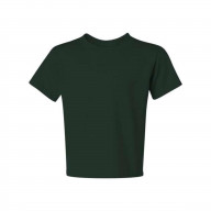 JERZEES Dri-Power Youth 50/50 T-Shirt - Forest Green, M