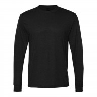 JERZEES Dri-Power Performance Long Sleeve T-Shirt - Black, L