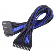 ATX 24pin to MB-24pin(300mm) Power Cable Extneder, Bicolor- Black & Blue