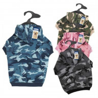 Casual Canine Camo Hoodie Large Pink