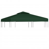 vidaXL Gazebo Cover Canopy Replacement 9.14 oz/yd Green 10'x10'