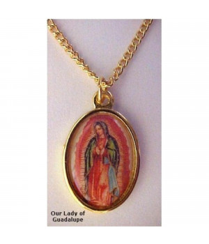Our Lady of Guadalupe Gold Plated Medals