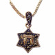 Silver Star of David & Chay with Marcasites