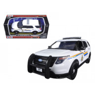 2015 Ford Police Interceptor Utility Rcmp Royal Canadian Mounted Police Car With Light Bar 1/24 Diecast Model Car By Motormax