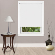 Cords Free Tear Down Room Darkening Window Shade 37x72 White