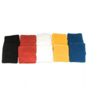 Colored Team Basketball Wristbands (5 Pairs)
