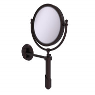 Soho Collection Wall Mounted Make-Up Mirror 8 Inch Diameter with 2X Magnification - SHM-8/2X-ABZ