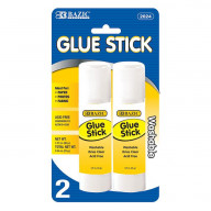 BAZIC 36g / 1.27 Oz Jumbo Glue Stick (2/Pack)