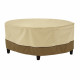 Classic Accessories Veranda Round Patio Ottoman/Coffee Table Cover - Durable and Water Resistant Outdoor Furniture Cover, Medium (55-855-031501-00)