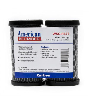W5CIP478 American Plumber Undersink Compact Filter Replacement Cartridge (2-Pack)