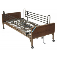 Delta Ultra Light Full Electric Low Hospital Bed with Full Rails