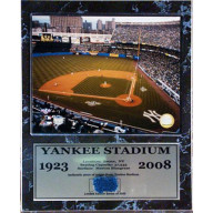 12x15 Game Used Plaque - Yankees Stadium