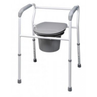COMMODE 3-IN-1 PLAT. COLL LUMEX